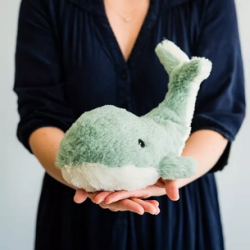 Doudou Bouillotte sèche aux graines - Baleine- WARMIES