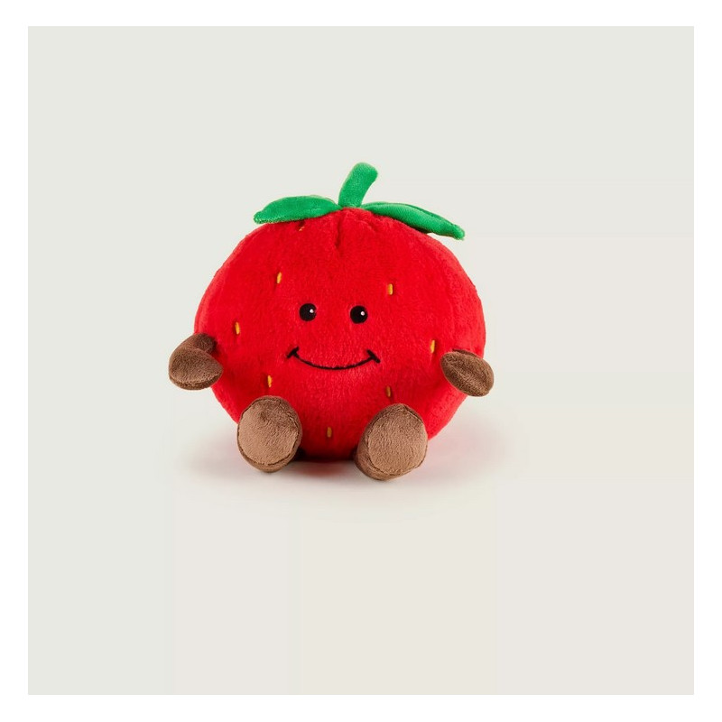 Doudou Bouillotte sèche aux graines - Fraise- WARMIES