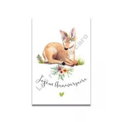 Carte Aquarelle JOYEUX...