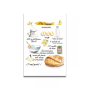 Carte Aquarelle La Recette de Crêpes- Les rêves de Caro