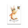 Carte Aquarelle Le Lapin Bienvenue- Les rêves de Caro - Achat en ligne - Jaines