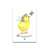 Carte Aquarelle Poussin Bienvenue- Les rêves de Caro - Achat en ligne - Jaines