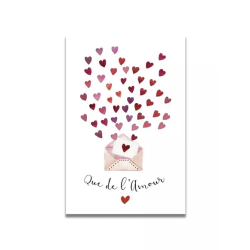 Carte Aquarelle Que de...
