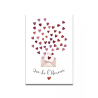 Carte Aquarelle Que de l'Amour- Les rêves de Caro - Achat en ligne - Jaines