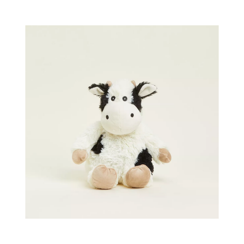 Doudou Bouillotte sèche aux graines - Vache - WARMIES