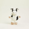 Doudou Bouillotte sèche aux graines - Vache - WARMIES