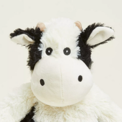 Doudou Bouillotte sèche aux graines - Vache - WARMIES