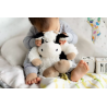 Doudou Bouillotte sèche aux graines - Vache - WARMIES