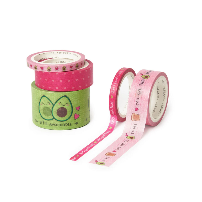 Set de 5 rubans adhésif Avocado - Tape by Tape- Legami