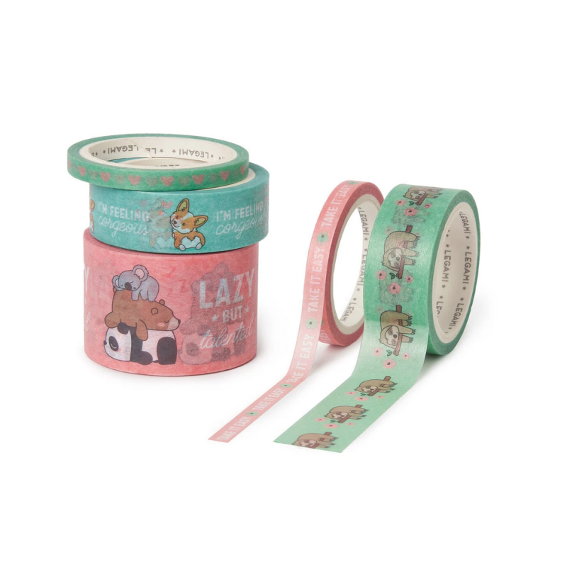 Set de 5 Ruban Adhésif Animaux- Tape by Tape- Legami