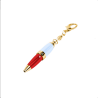 Stylo porte-clé Doré Bicolore Rouge bleu- Catwalk