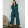 Pantalon velours bleu canard LIYU523 - Surkana