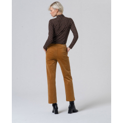 Pantalon velours moutarde LIYU526 - Surkana