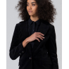 Veste velours noire LIYU321 - Surkana