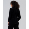 Veste velours noire LIYU321 - Surkana