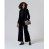 Veste velours noire LIYU321 - Surkana