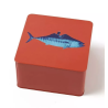 Boîte carrée métal - Poisson- Gangzaï