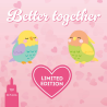 Set de 2 Stylos à Encre Gel Effaçable - Better Together - Erasable Pen- Legami