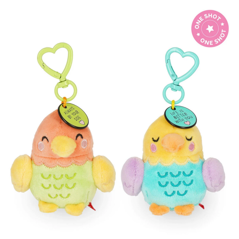 2 Porte-clés avec Peluche - Super Soft! - Tiny - Legami