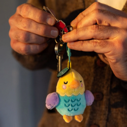 2 Porte-clés avec Peluche - Super Soft! - Tiny - Legami
