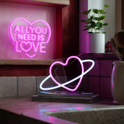 Lampe LED à Effet Néon - All You Need is Love - It’s a Sign- Legami