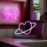Lampe LED à Effet Néon - All You Need is Love - It’s a Sign- Legami