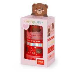 Set de 5 Rubans Adhésifs Décoratifs en Papier Teddy Bear - Tape by Tape - Legami