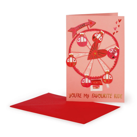 Carte de Vœux avec Application - Greeting Card with Application - Love Jackpot - Legami - Achat en ligne - Jaines