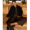 Manteau droit MASE411 Noir - Surkana