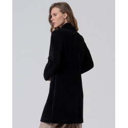 Manteau droit MASE411 Noir - Surkana