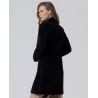 Manteau droit MASE411 Noir - Surkana