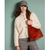 Cardigan torsadé sable NIAR333 - Surkana