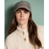 Cardigan torsadé sable NIAR333 - Surkana