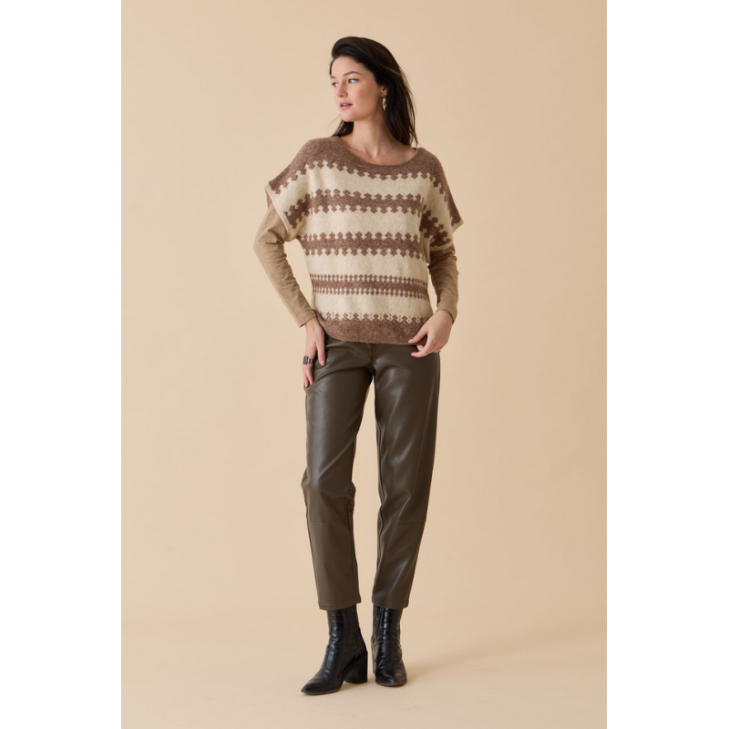 Pull manche 3/4 DP277- Diplodocus