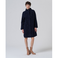 Manteau col montant avec...
