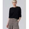 Pull manches 3/4 Noir LIZA238 - Surkana