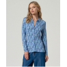 Chemise jersey imprimé Bleu INVI116 - Surkana