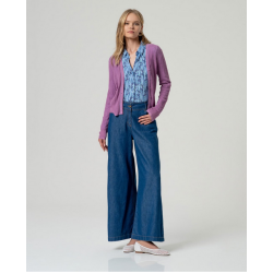 Chemise jersey imprimé Bleu INVI116 - Surkana