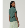 Chemise manches courtes Vert bouteille BALI125 - Surkana