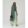 Chemise manches courtes Vert bouteille BALI125 - Surkana