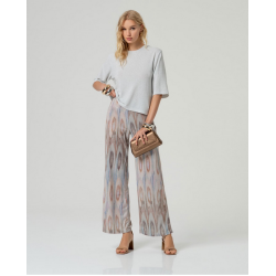 T-shirt en lurex Argent BAYO012 - Surkana