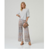 T-shirt en lurex Argent BAYO012 - Surkana