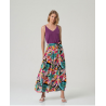 Jupe large croisée UTAM626 - Surkana - Achat en ligne - Jaines