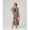 Jupe large croisée UTAM626 - Surkana - Achat en ligne - Jaines