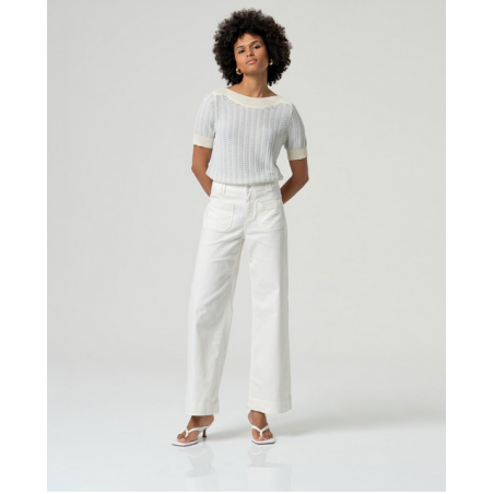 Pantalon à jambes larges INJE521 - Surkana - Achat en ligne - Jaines