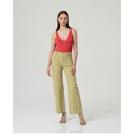 Pantalon à jambes larges INJE521 - Surkana - Achat en ligne - Jaines