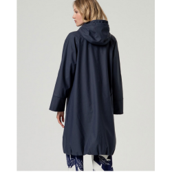 Imper à capuche Bleu marine INPA421- Surkana