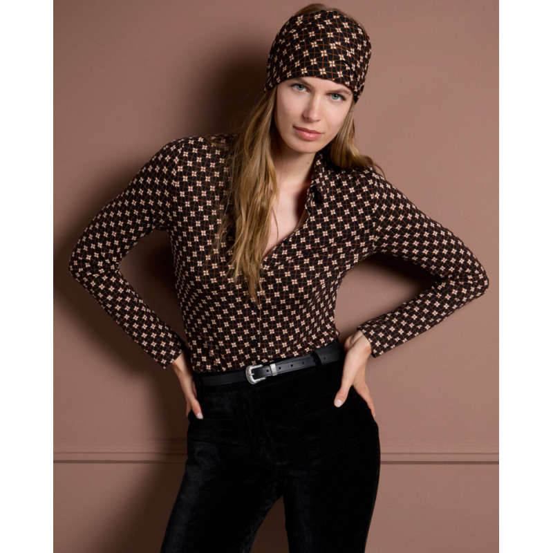 Chemise Noir IRVI118 - Surkana - Achat en ligne - Jaines