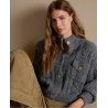 Cardigan torsadé Gris NIAR333 - Surkana