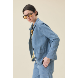 Veste Rayée Denim DV117- Diplodocus